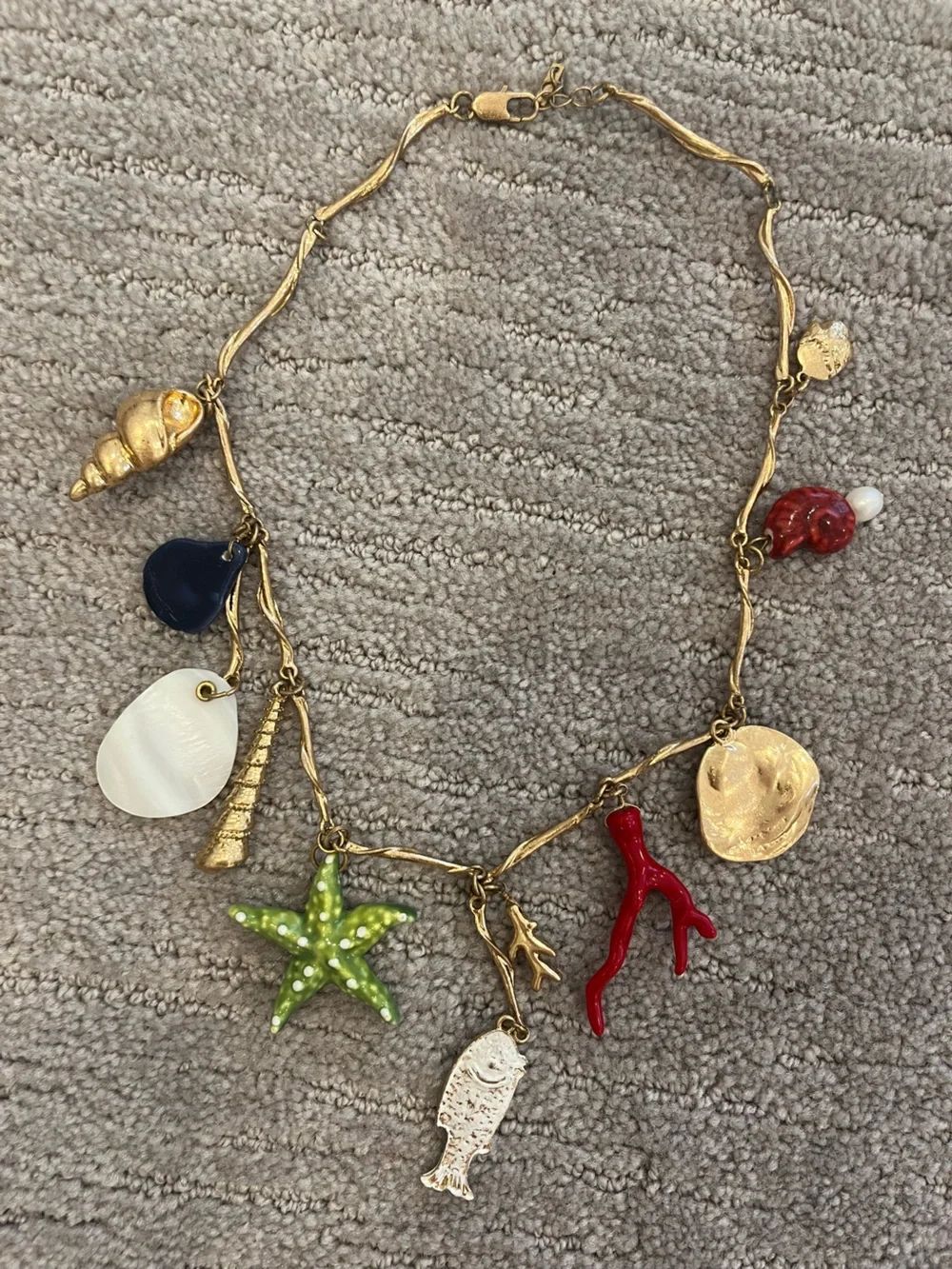 Zara Multi Coastal Charms Necklace - Picture 3 of 3